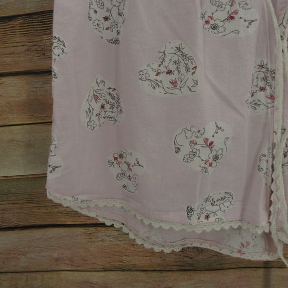 GAP Body Hearts and Flowers Summer Sleep Shorts M - Picture 11 of 16